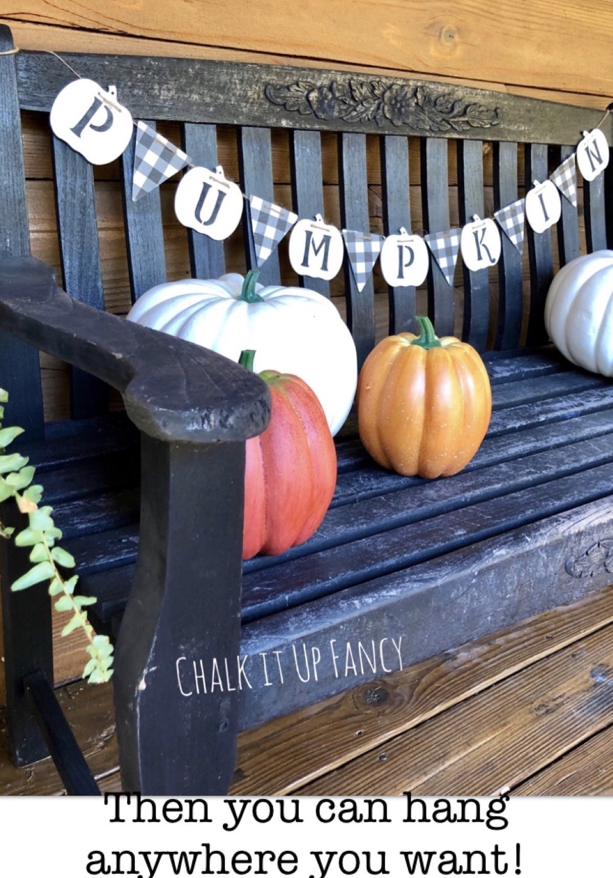 DIY Pumpkin Garland