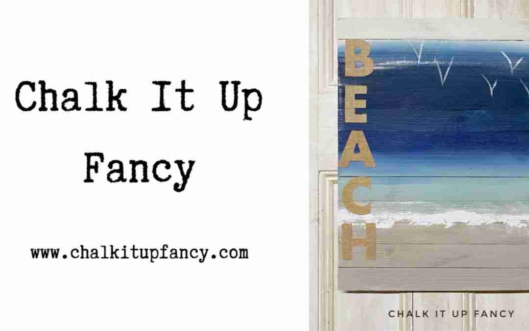 DIY Beach Painted Sign