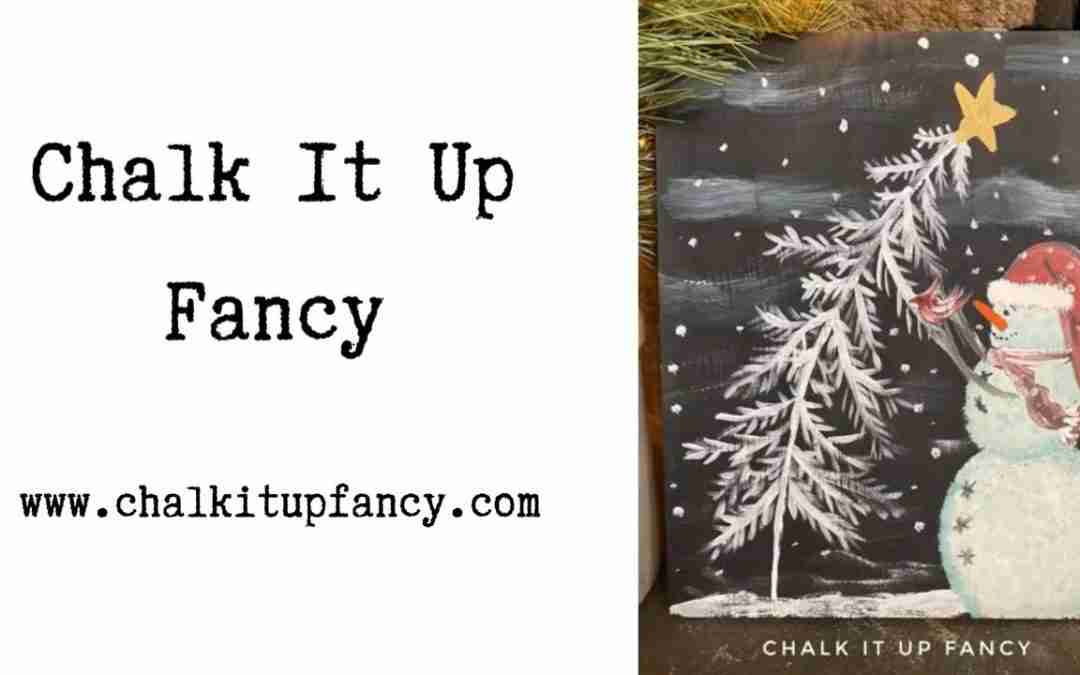 DIY Painted Snowman
