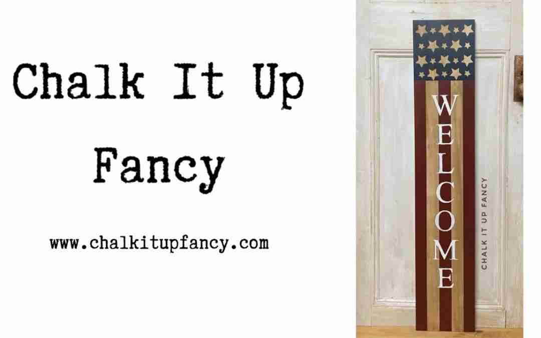 DIY Pine American Welcome Porch Sign