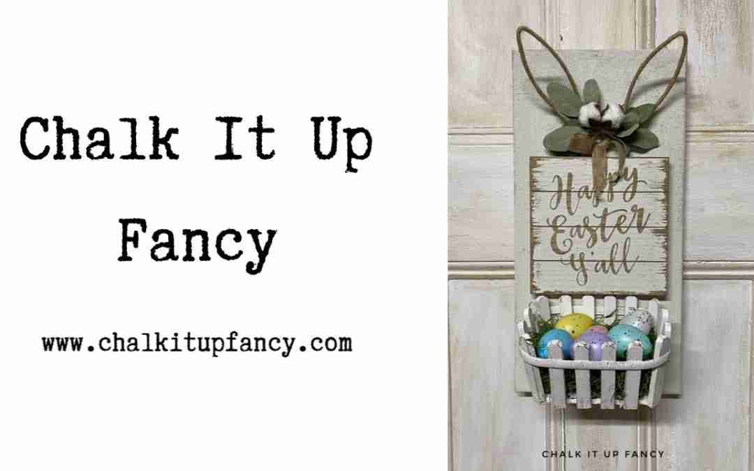 DIY Easter Wall Decor with Burlap Canvas