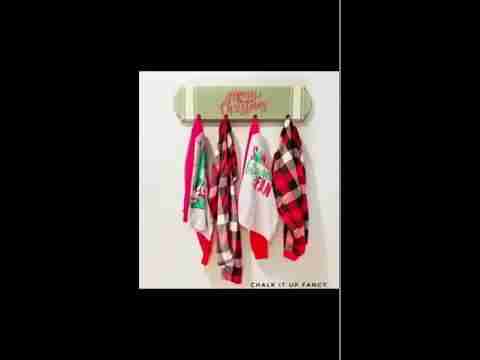 DIY Stocking or PJ Hanger