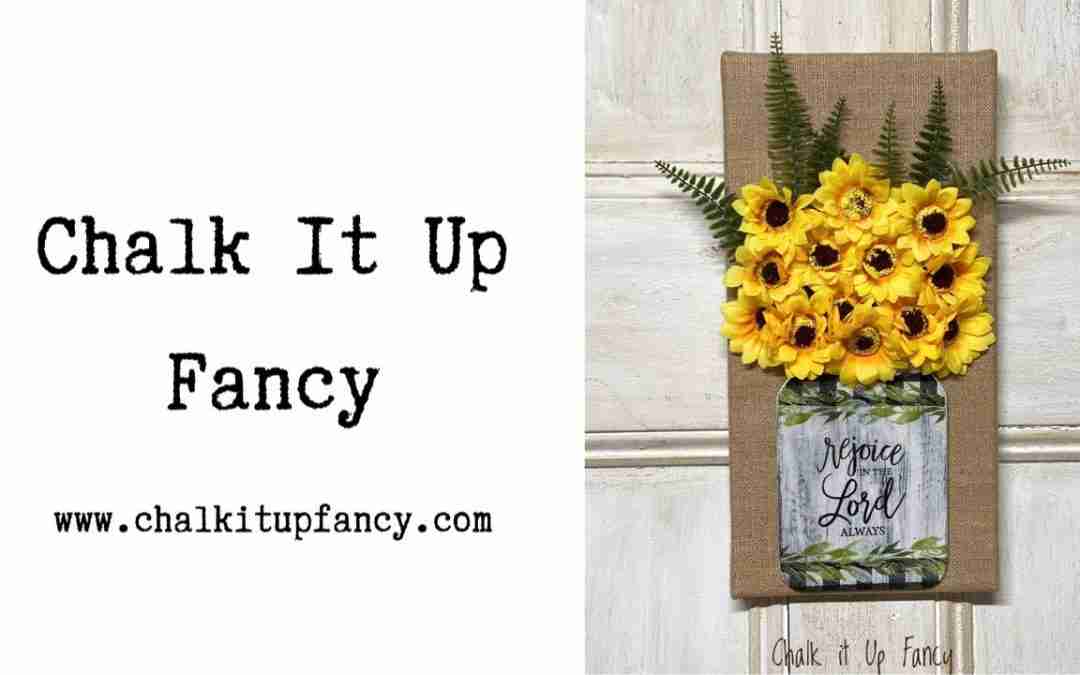 DIY Dollar Tree Plaque Turned Flower Wall Decor