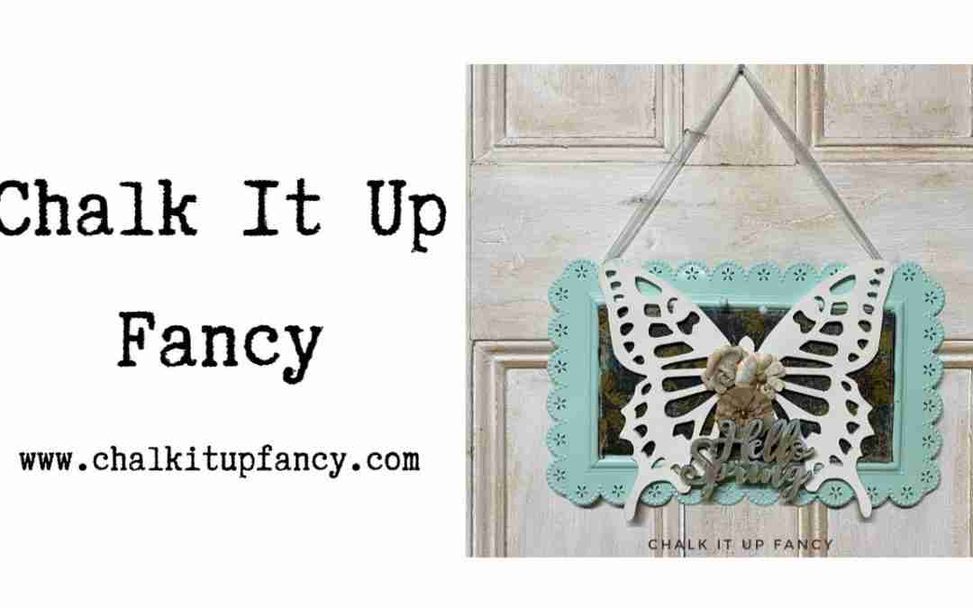 DIY Butterfly Spring Decor Sign