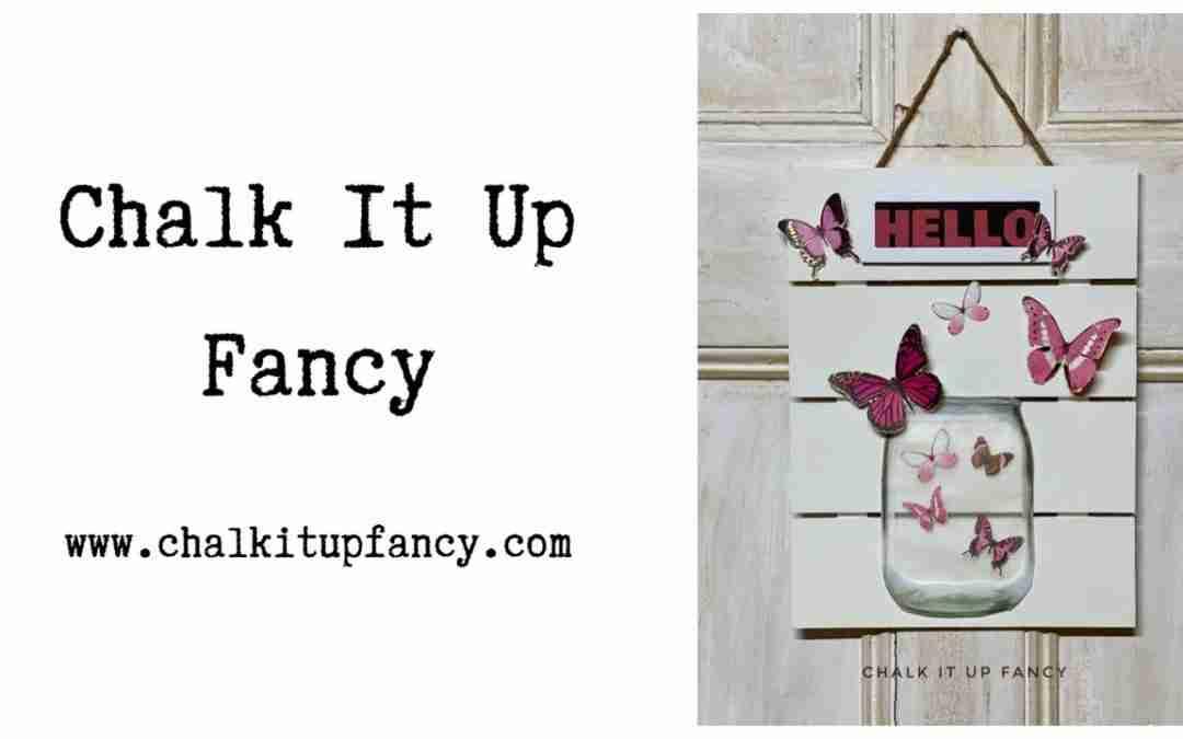 DIY Butterfly Filled Mason Jar Wall Hanging
