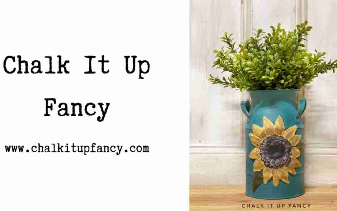 DIY Forest Treasure Decor Mould on a Tin Jug Tutorial