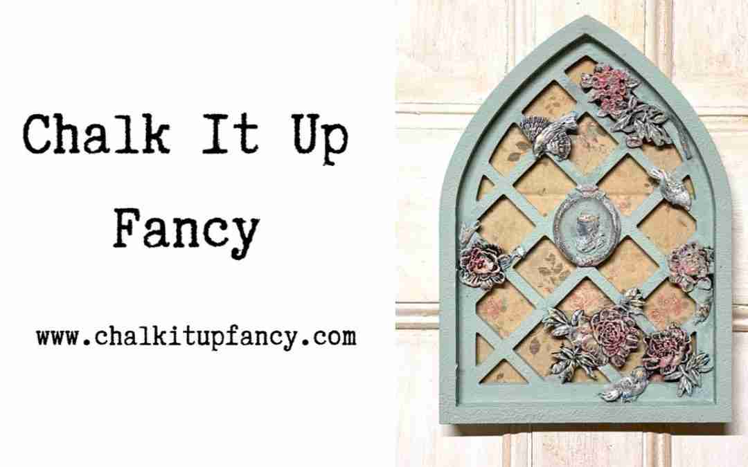 DIY Vintage Shabby Chic Arch Window with Decorative Moulds