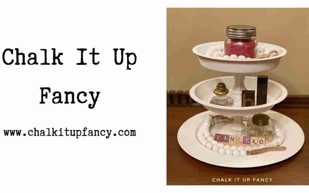 DIY Farmhouse Three Tier Tray