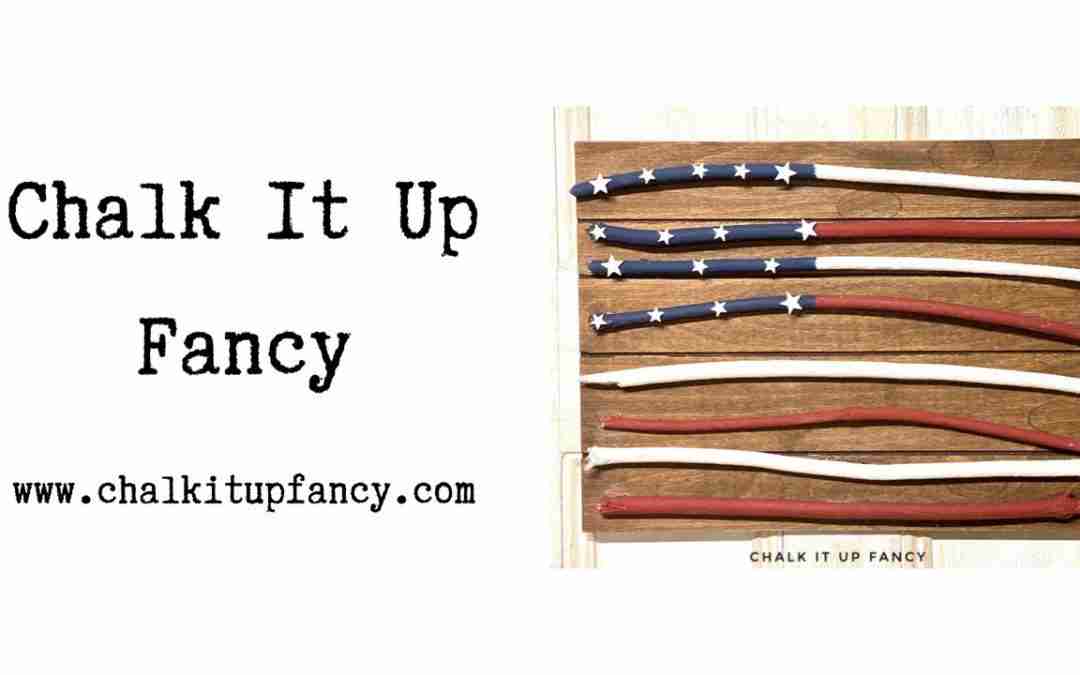 DIY American Stick Flag