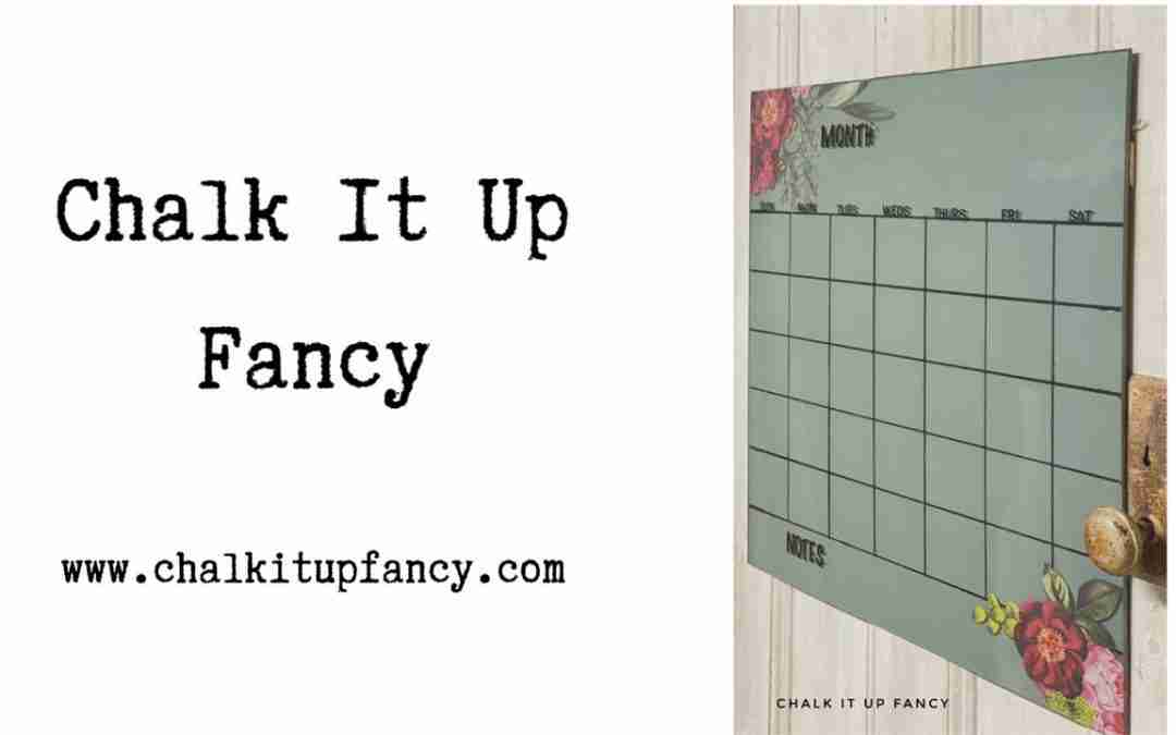 DIY Calendar Using Plexiglass and Transfers