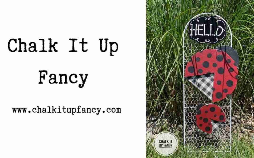 DIY Hello Ladybug Yard Decor