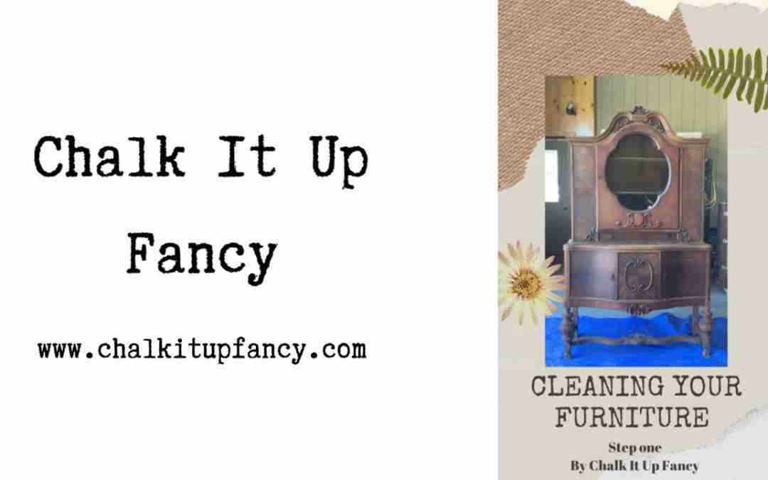 Step 1: Washing your piece of furniture