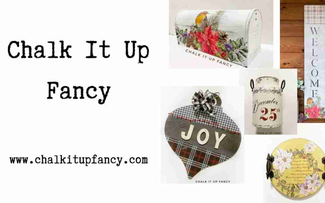 DIY Christmas Decor using Christmas Greeting Transfer