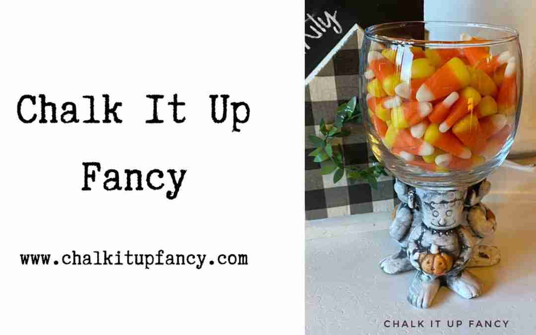 Dollar Tree Halloween Candy Dish