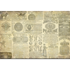 Vintage Adds Decoupage Tissue Paper