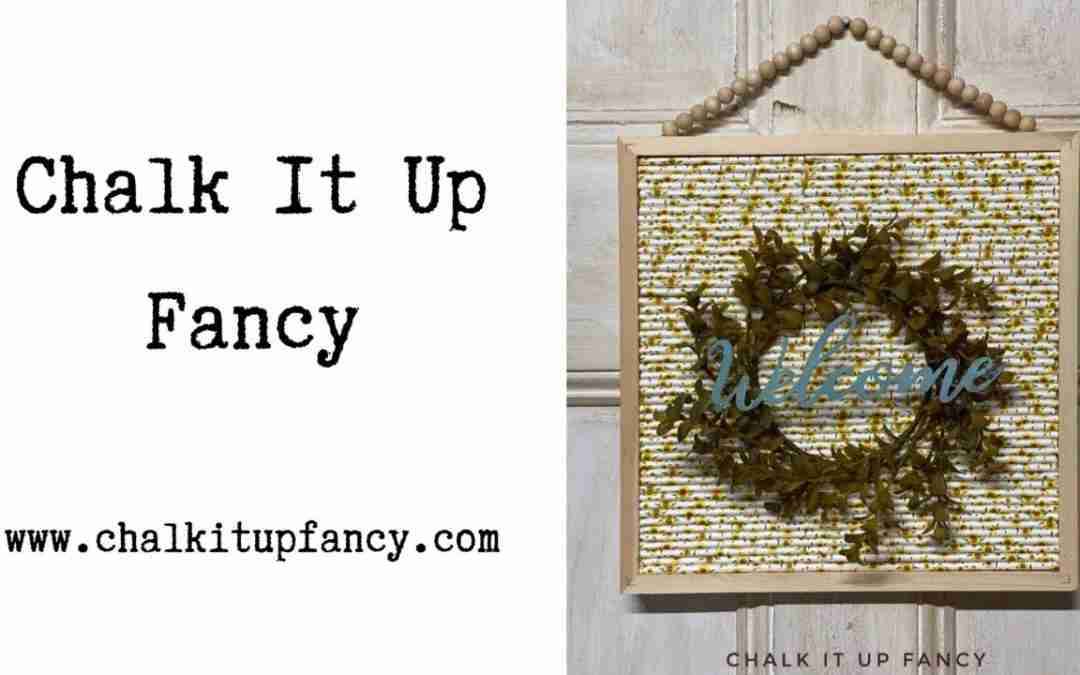DIY Welcome Wall Decor Using Paper Straws