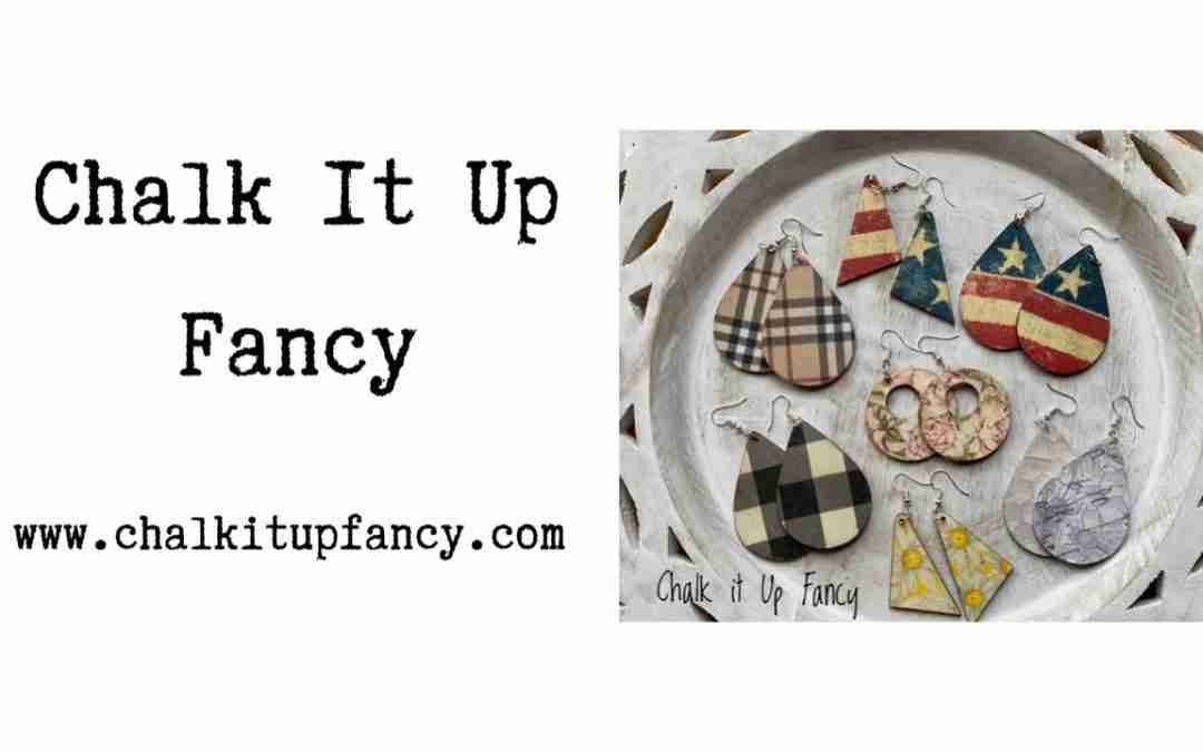 DIY Decoupage Wood Earrings