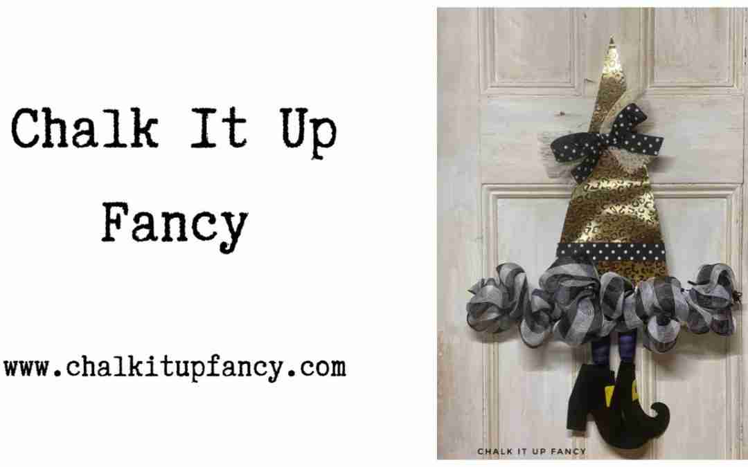 Dollar Tree Witches Hat Wreath Frame Decor
