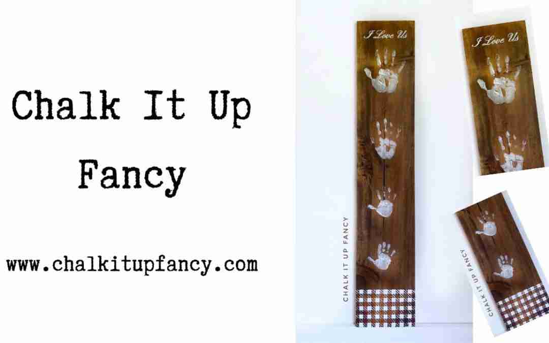 DIY Family Hand Print Board