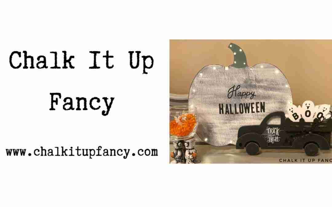 DIY Happy Halloween Light Up Pumpkin
