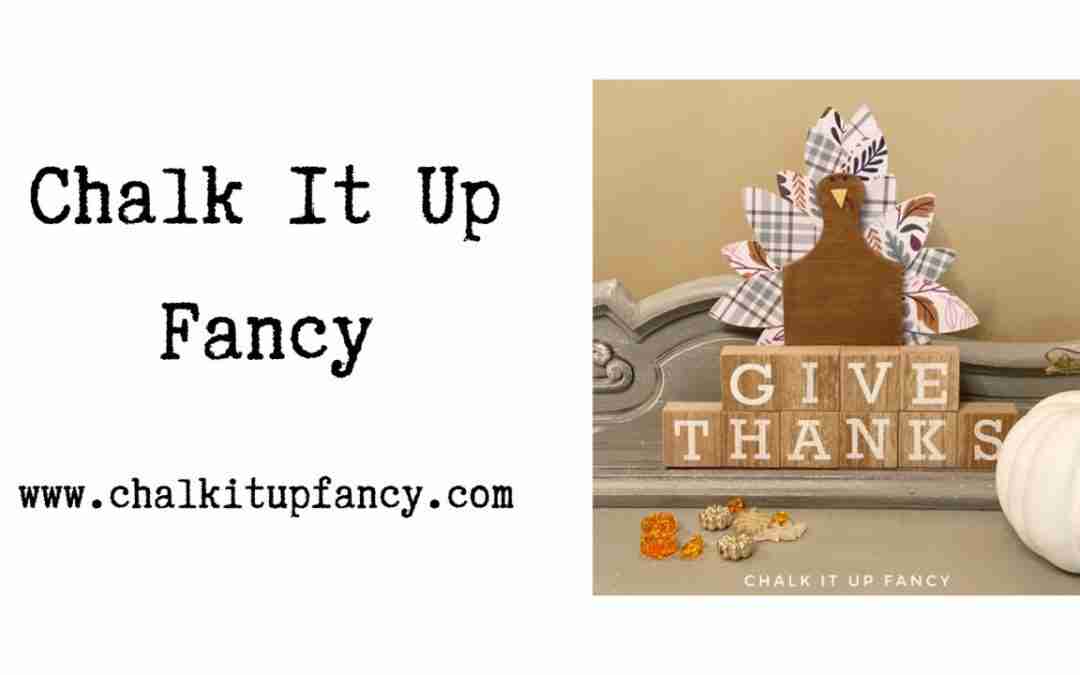 DIY Give Thanks Turkey Table Decor