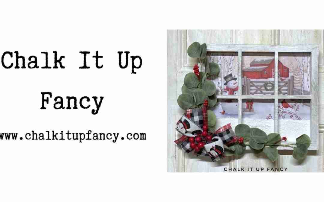 DIY Decoupaged Paper Placemat Window Decor Tutorial