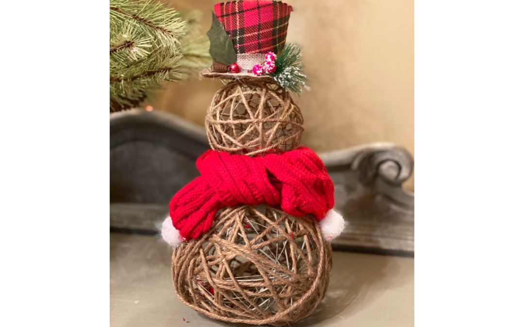 DIY Jute Snowman Supply List