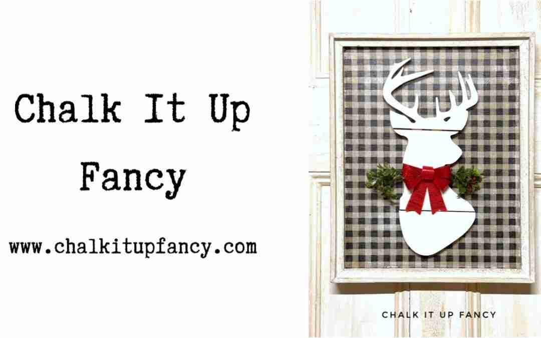 DIY Christmas Deer Wall Decor Tutorial