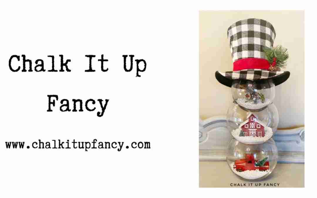 DIY Globe Snowman Tutorial
