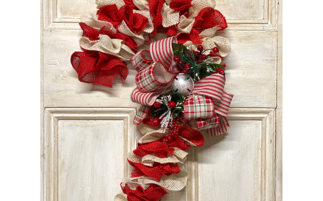 Candy Cane Wreath Supply List