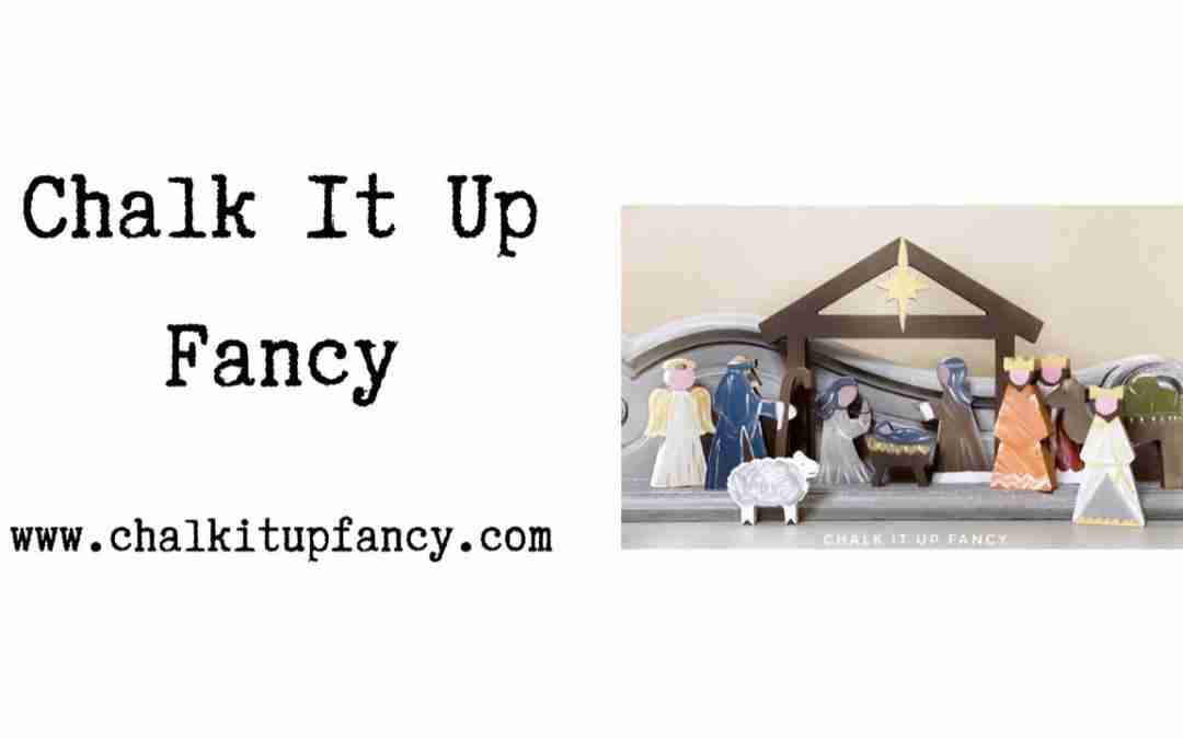 DIY Painted Nativity Wood Display