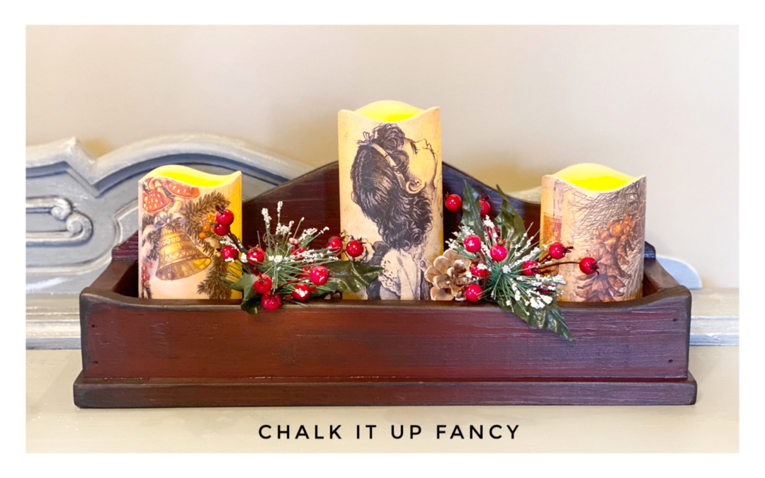 DIY Decoupaged Candle Supply List