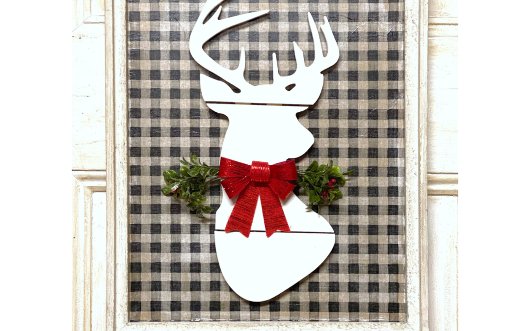 DIY Christmas Deer Wall Decor Supply List