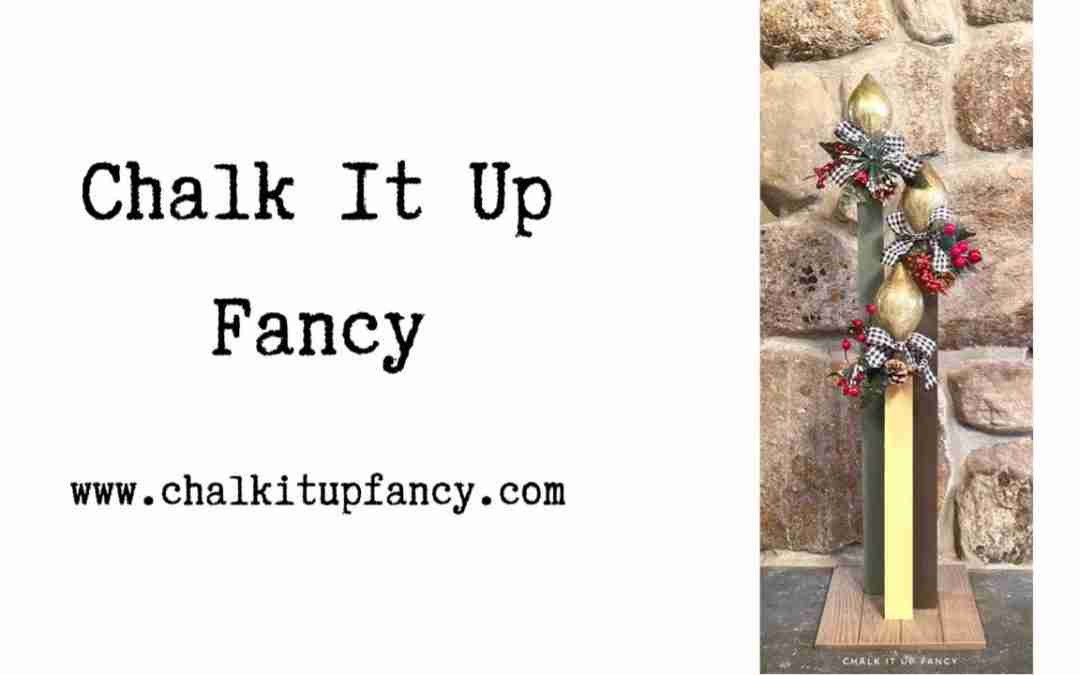 DIY Candlestick Decor using Dollar Tress Plastic Ornaments