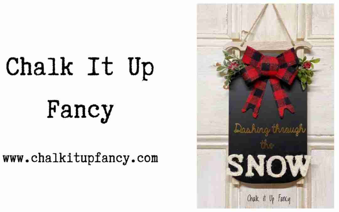 DIY Dashing Through The Snow Sleigh Decor
