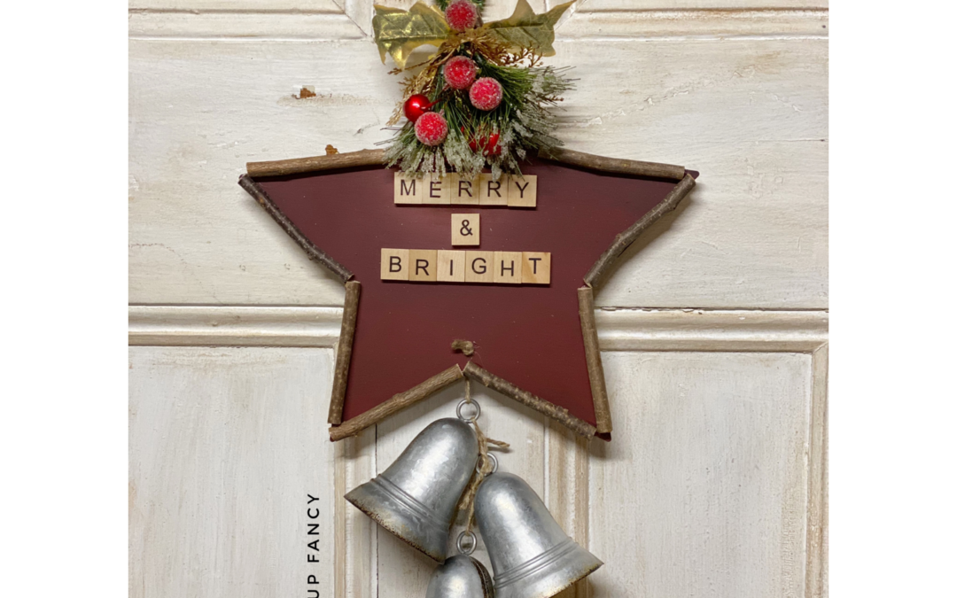 DIY Rustic Christmas Star Door Hanging Supply List