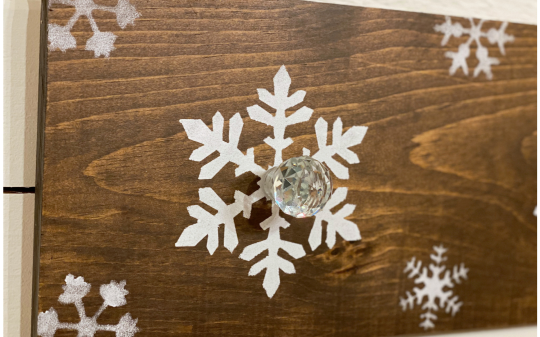 DIY Crystal Snowflake Stocking Holder Supply List