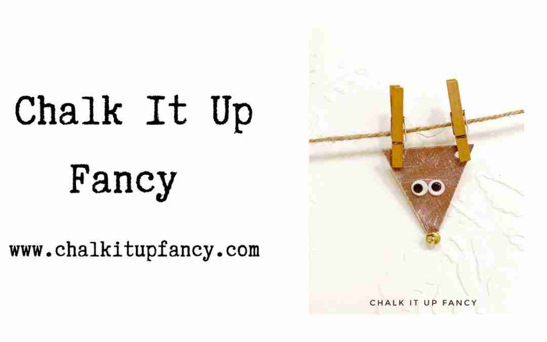 DIY Reindeer Christmas Garland Tutorial