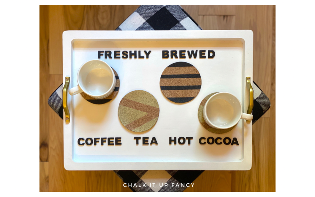 DIY Wooden Tray with Coasters Supply List