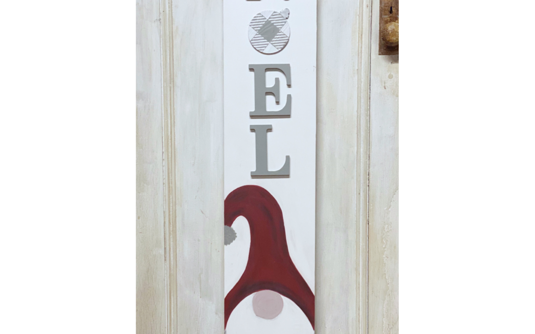 DIY Noel Porch Gnome Sign Supply List