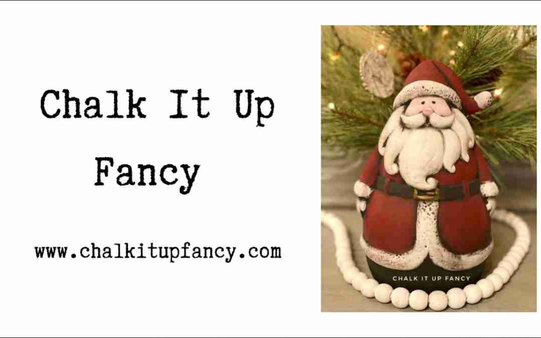 DIY Ceramic Painted and Antiqued Santa Tutorial