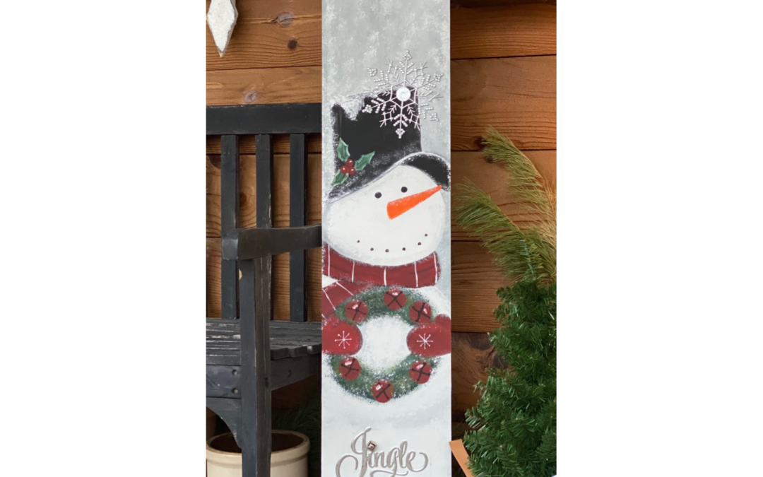 Start to Finish Snowman Sign Supply List