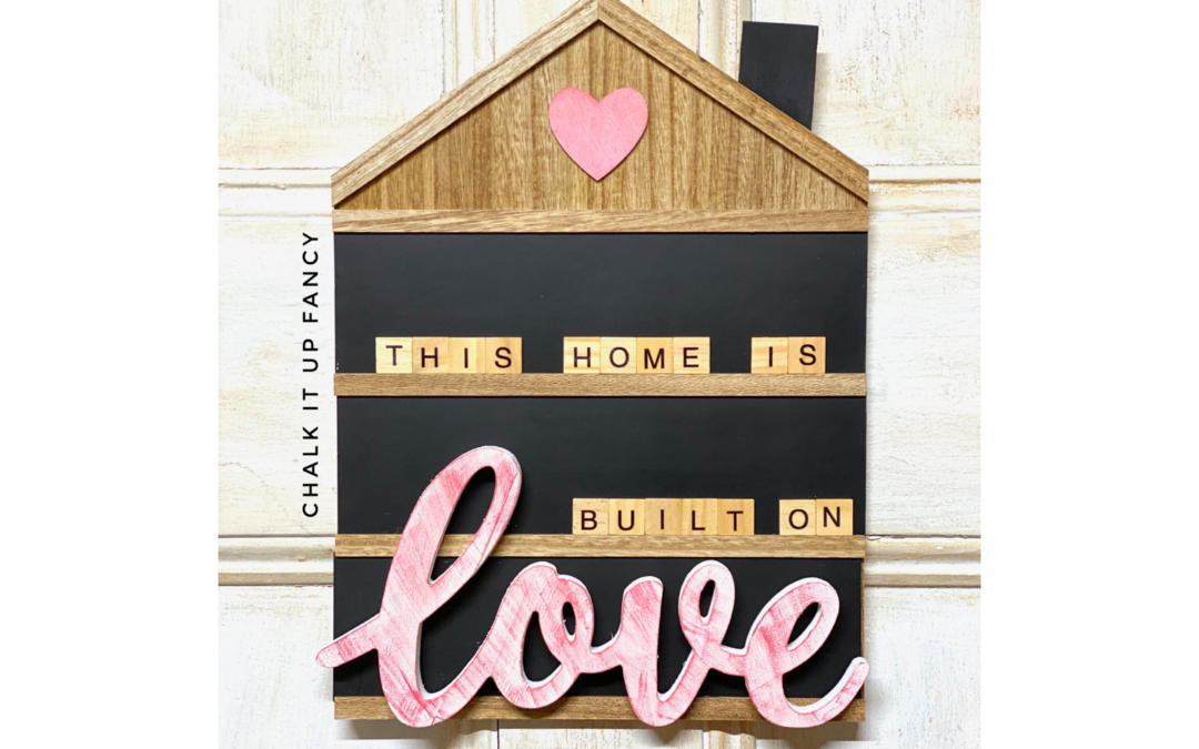 DIY Love Home Wall Hanging Supply List