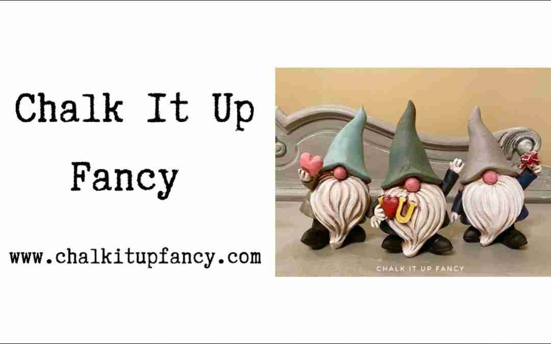 DIY Valentines Gnomes From Hobby Lobby Painted with Wise Owl Paint Tutorial