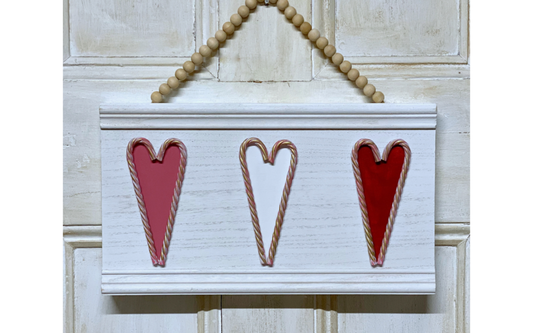 DIY Heart Wall Hanging using Candy Canes Supply List