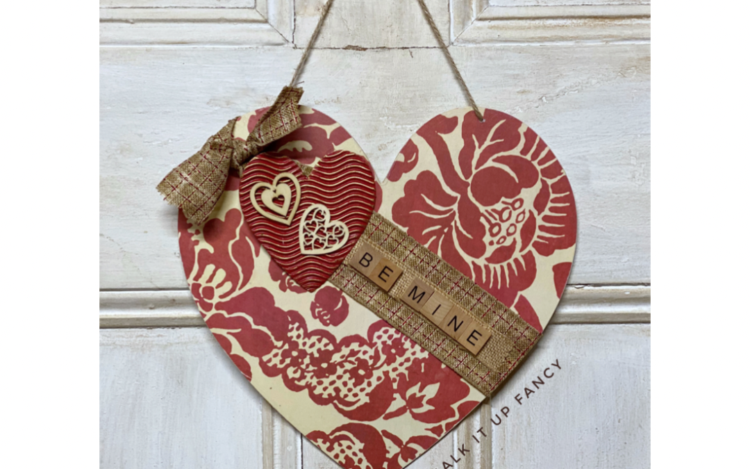 DIY Decoupaged Mixed Media Heart Supply List