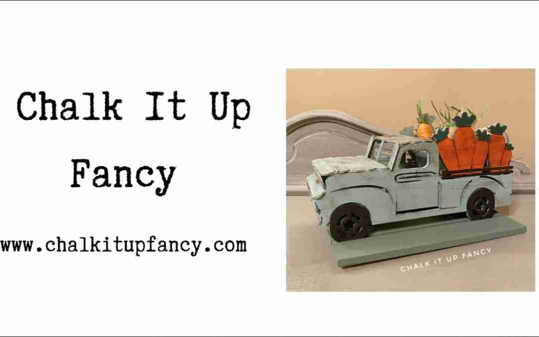 DIY Easter Truck Center Piece Table Decor Tutorial