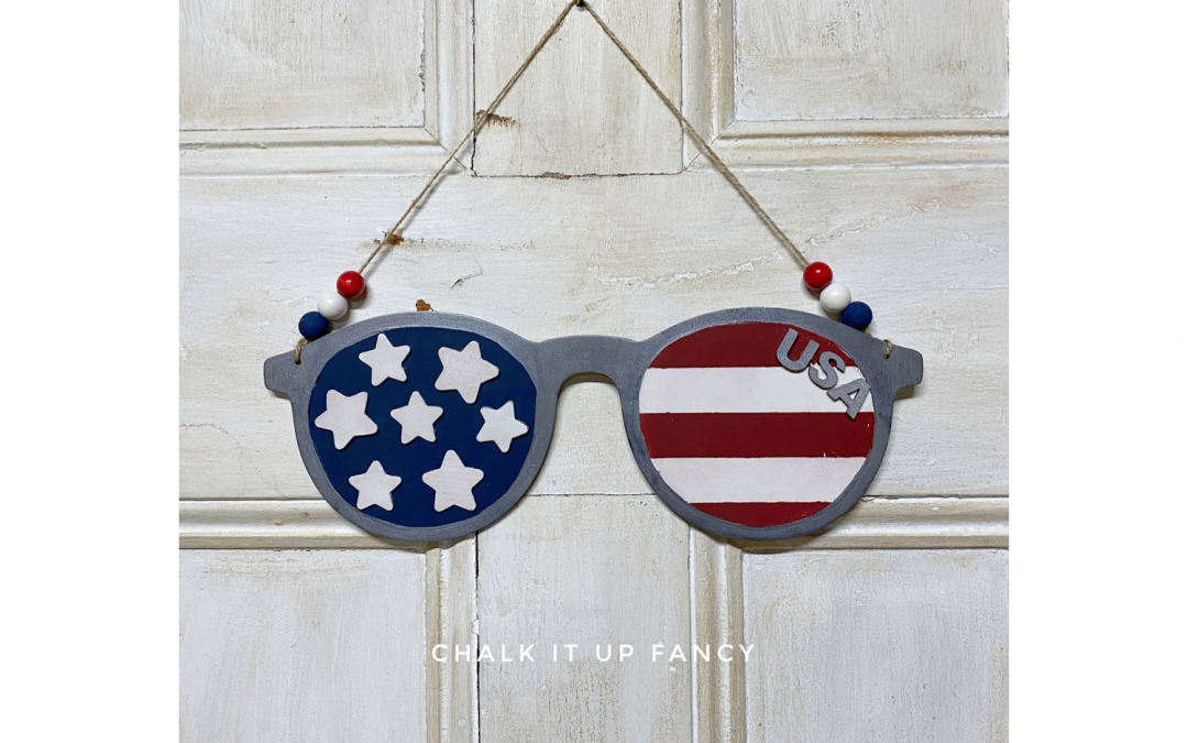 DIY Americana Sunglass Home Decor Supply List