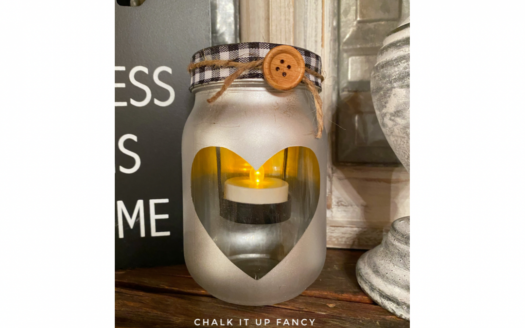 DIY Heart Tea Candle with Jar Supply List