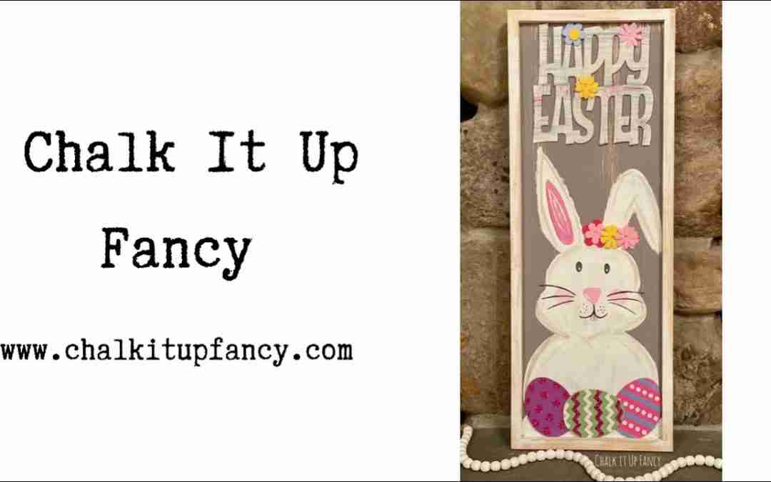 DIY Painted Bunny Sign Tutorial